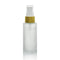 Bamboo Frost Glass Bottle with Fine Mist Pump