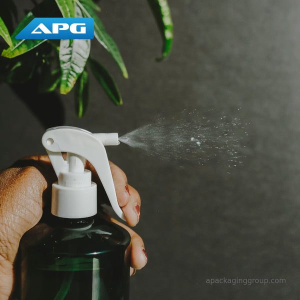 Can trigger spray bottles be used for cleaning products?