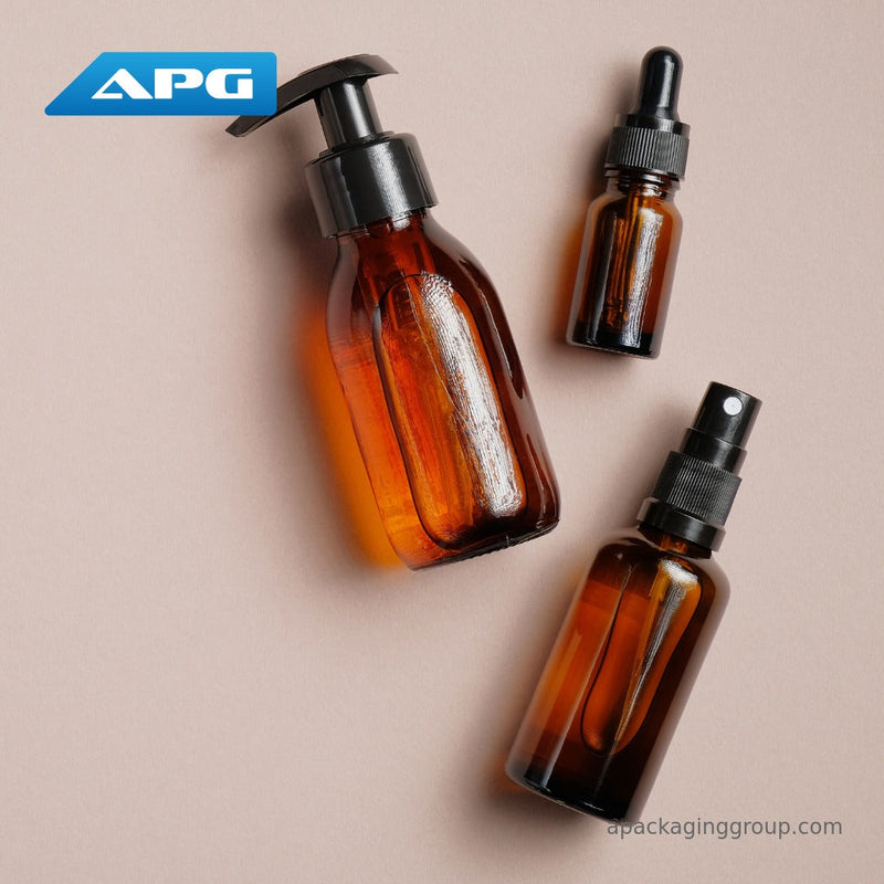 How does amber glass preserve product quality?