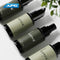 What types of spray coatings are used on cosmetic bottles