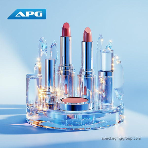 Does a glossy finish protect the print or label on cosmetic bottles