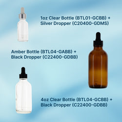 Are glass or plastic dropper bottles better?