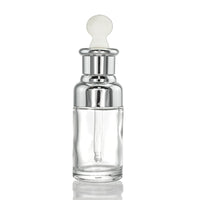 Exploring the Aesthetic and Functional Advantages of Luxury Silver Coating Glass Bottle with Dropper in Skincare Packaging