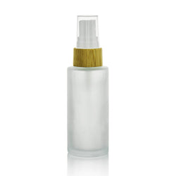 The Role of Bamboo Frost Glass Bottle with Fine Mist Pump in Sustainable and Efficient Skincare Packaging