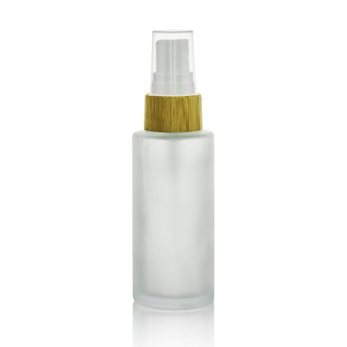 The Role of Bamboo Frost Glass Bottle with Fine Mist Pump in Sustainable and Efficient Skincare Packaging