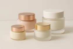 What trends are emerging in aesthetic cosmetic jars?