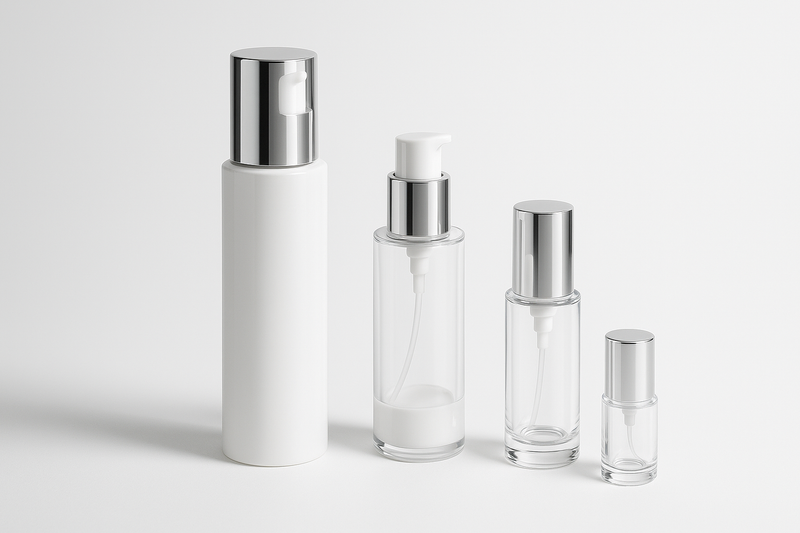 Why are airless cosmetic bottles popular in skincare packaging?