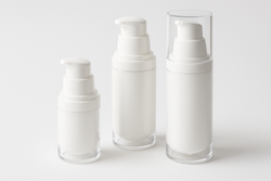 How do airless cream jars work?