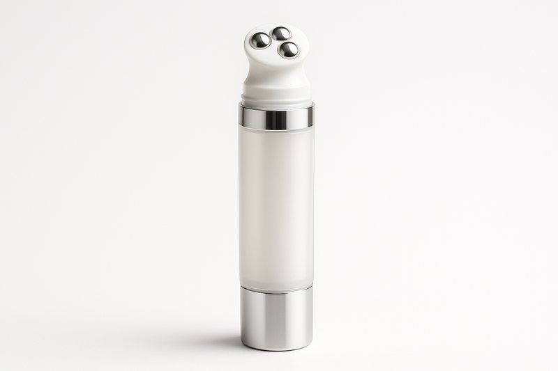 What is an airless pump massage roll ball tube used for?