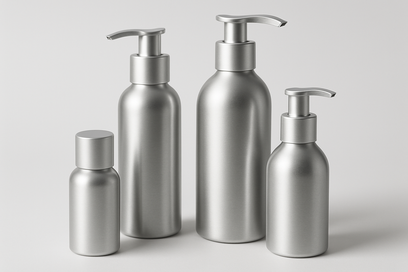 Do aluminum cosmetic bottles rust or corrode over time?