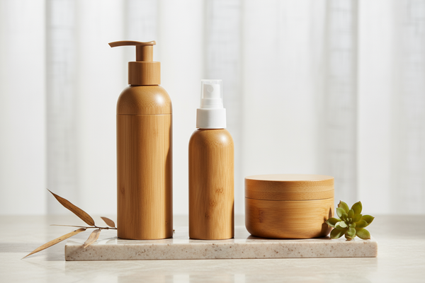 Are bamboo cosmetic bottles safe for skincare products?