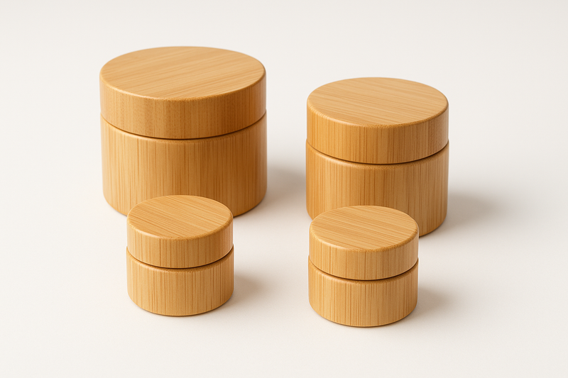 How durable are bamboo cosmetic jars?