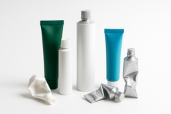Why are collapsible tubes preferred in cosmetic packaging?