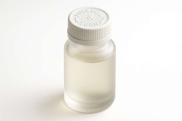 What makes a cosmetic bottle child-resistant?