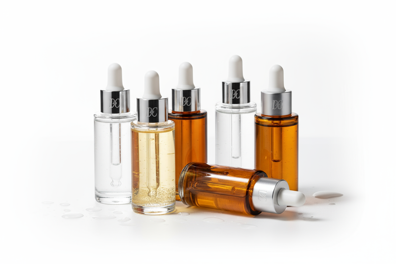 Is glass better than plastic for essence bottles?