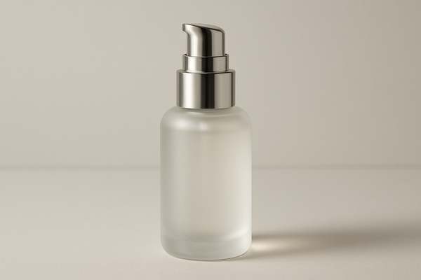 What is a frosted cosmetic bottle?