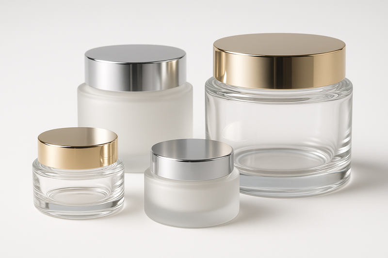 What are the best closures for glass cosmetic jars?