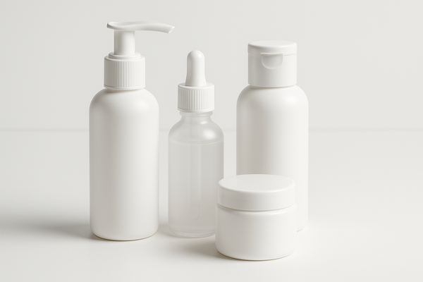 What is HDPE and why is it used for cosmetic bottles?