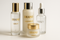How does hot stamping enhance brand identity in cosmetic bottles?