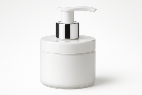 How does a lotion pump jar work?