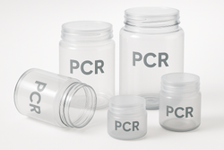 How do PCR plastic jars impact a brand's sustainability goals?