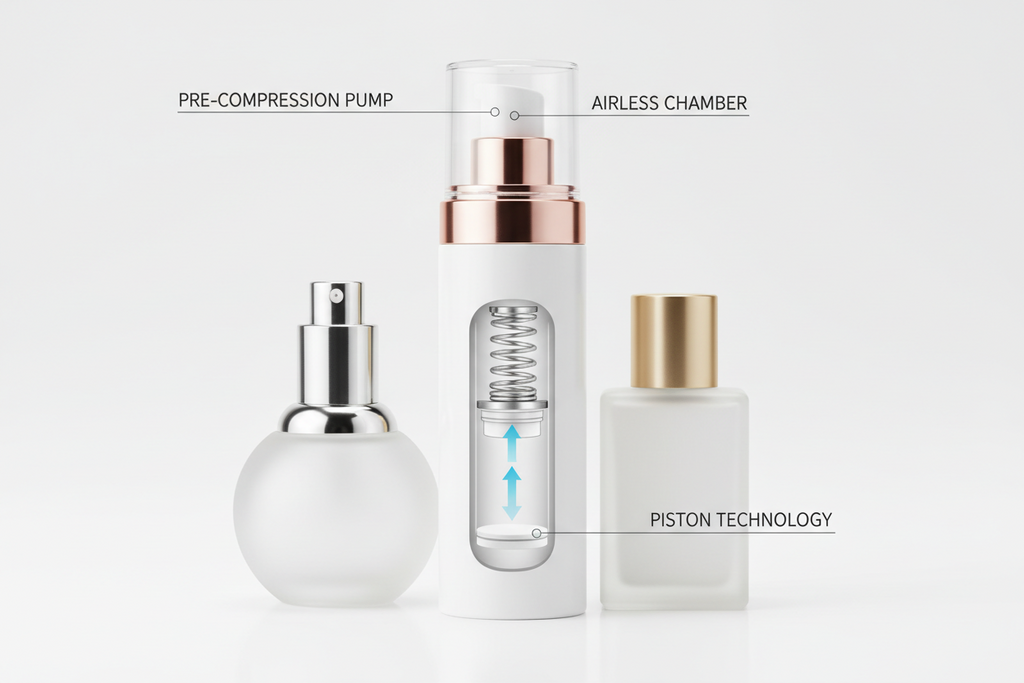 Why is pre-compression technology used in cosmetic bottles? – APG Packaging