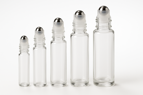 What are the benefits of using roller bottles for essential oils?