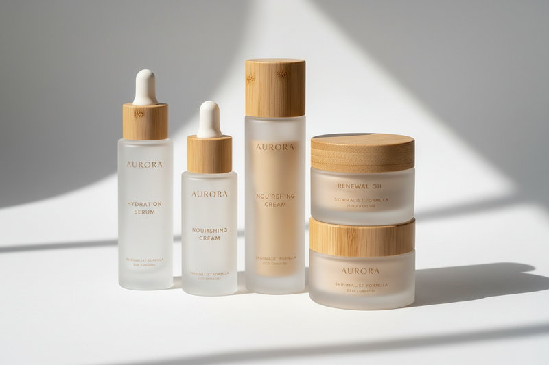How is 'skinimalism' influencing minimalist cosmetic packaging design?
