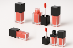 How do square lip gloss bottles compare to round ones?