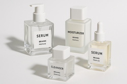 Are square skincare bottles more space-efficient than round bottles?