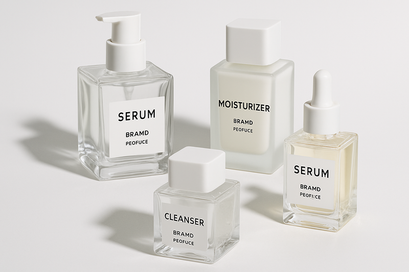Are square skincare bottles more space-efficient than round bottles?
