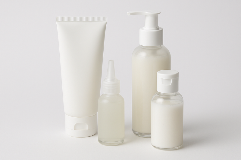 Are squeeze cosmetic bottles safe for natural skincare products?