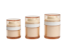 PP/AS Airless Jar with Over Cap