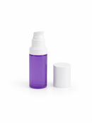 Glass, Round Airless Bottle Inside Pouch with MS Over Cap