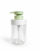 PET/PP, Lotion Pump Round Edge Bottom Bottle, 68/410 Neck