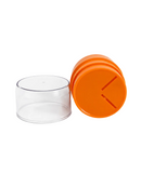 PP, Round Jar with Grinder