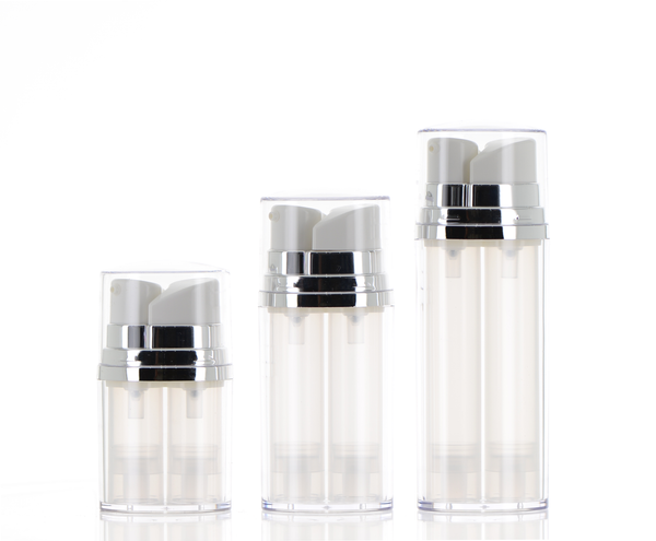 SAN/PP, Duo Stream Precision Airless Treatment Pump Bottle