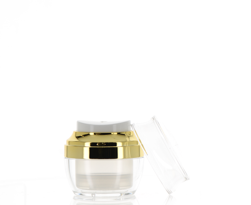 ABS/PP, Round Double Wall Airless Pump Jar, A Breath of Fresh Beauty