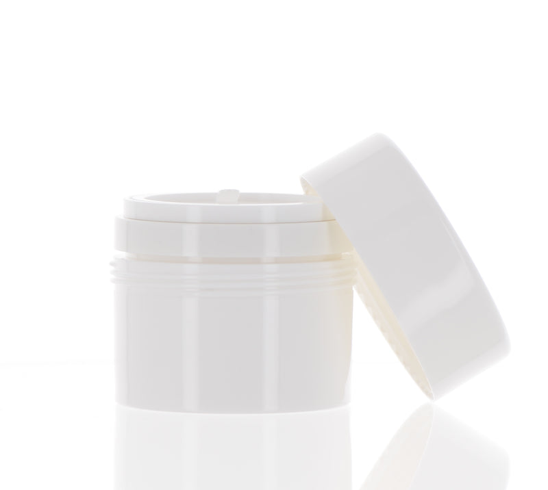 PP, White Refillable Jar, 50ml