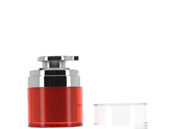 Acrylic, Airless Jar with Treatment Pump