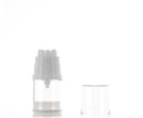 SAN/TPE, Airless Pump Bottle with Hair Massage Applicator