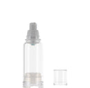 PETG/PP/PET, Snap On Airless Treatment Pump Bottle