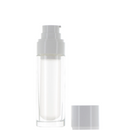 Glass Airless Bottle, Round, Overcap