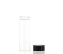 PE/Glass, Round Bottle with Screw Cap
