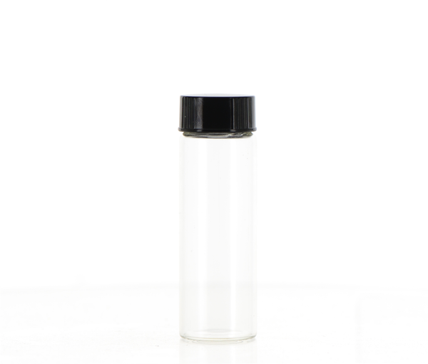 PE/Glass, Round Bottle with Screw Cap