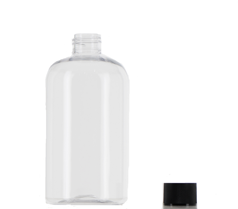 PET, Boston Round Bottle with Screw Cap