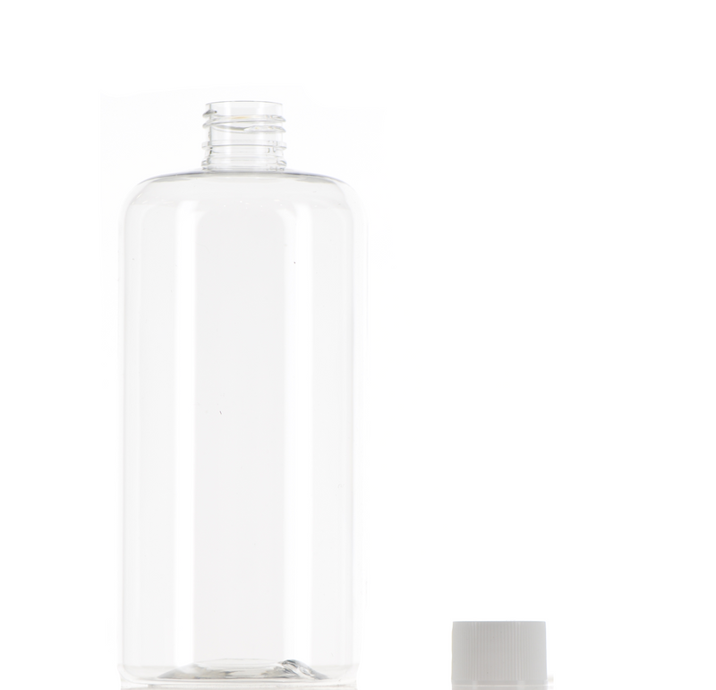 PET, Cylinder Round Bottle with Screw cap