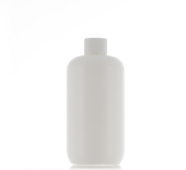 HDPE, Boston Round Bottle with Screw Cap