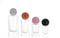 Glass, Crimpless Fine Mist Sprayer Square Bottle With Ball Shape Over Cap