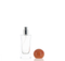 Glass, Crimpless Fine Mist Sprayer Square Bottle With Ball Shape Over Cap